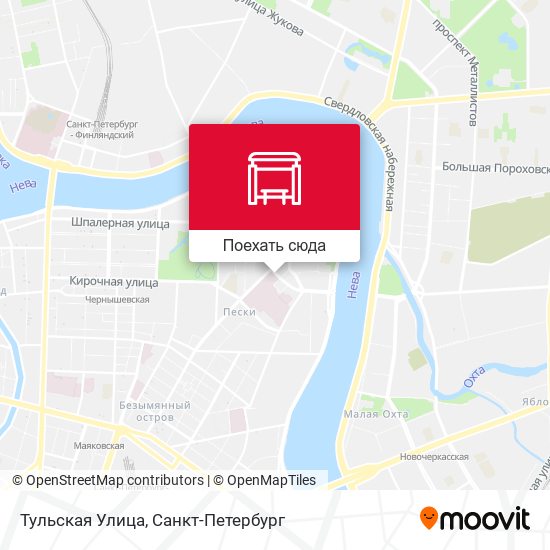 Карта Тульская Улица
