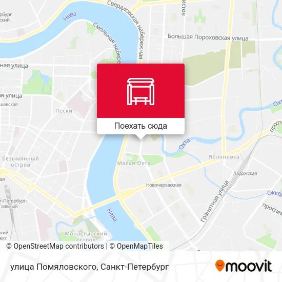Карта улица Помяловского