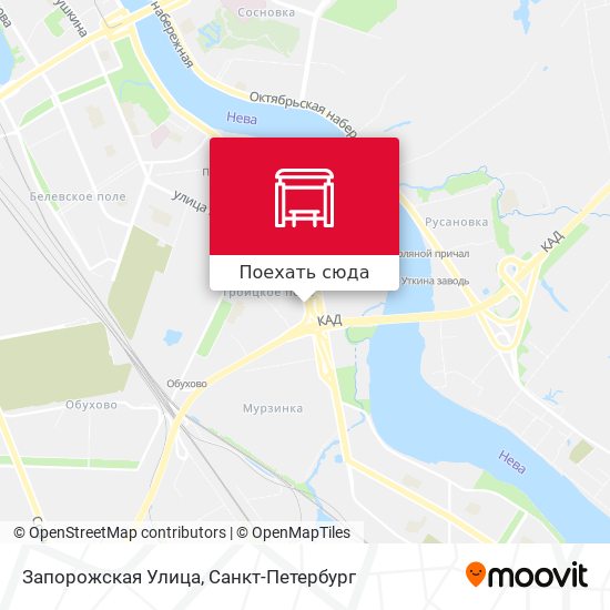 Карта Запорожская Улица