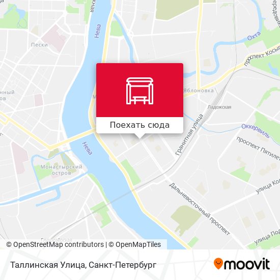 Карта Таллинская Улица
