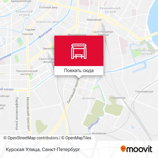 Карта Курская Улица