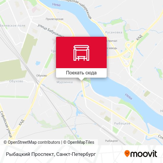 Карта Рыбацкий Проспект