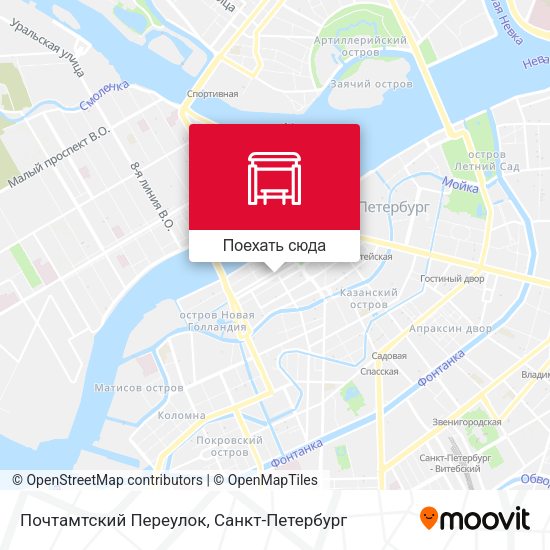 Карта Почтамтский Переулок