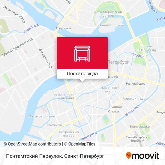 Карта Почтамтский Переулок