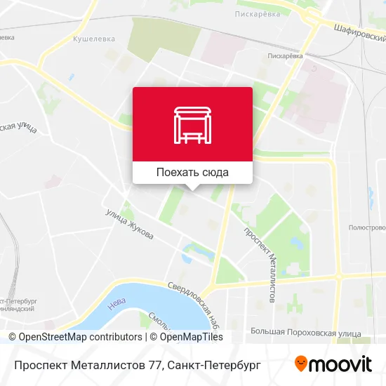 Карта Проспект Металлистов 77