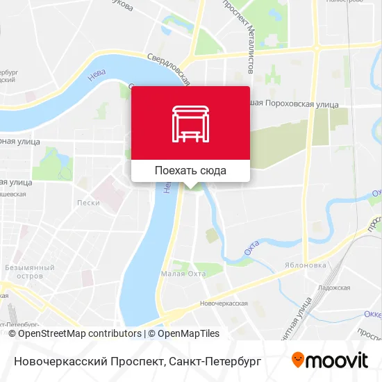 Карта Новочеркасский Проспект