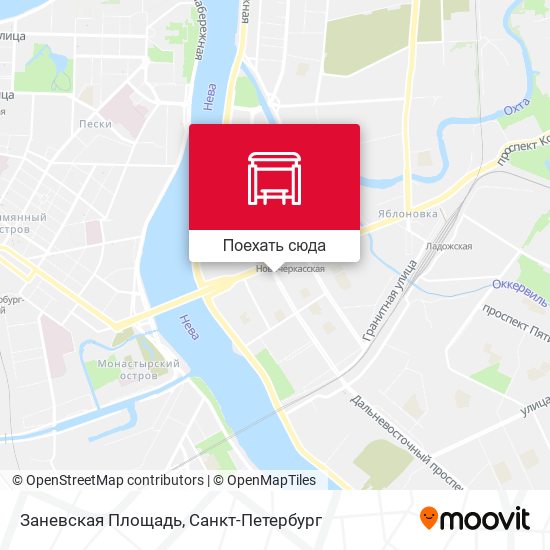 Карта Заневская Площадь