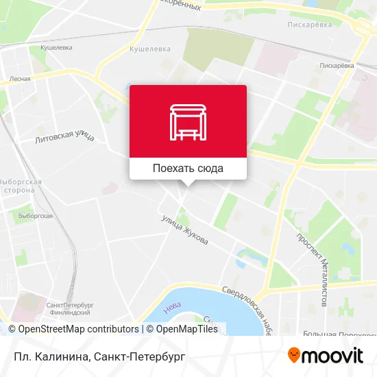 Карта Пл. Калинина