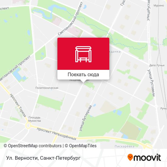 Карта Ул. Верности