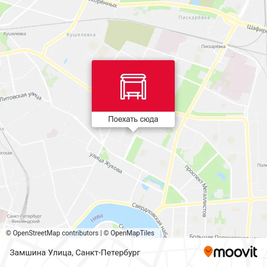 Карта Замшина Улица