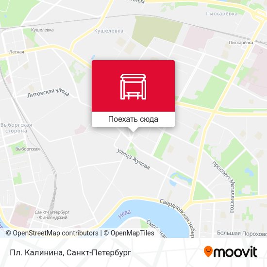 Карта Пл. Калинина