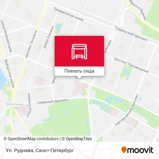 Карта Ул. Руднева