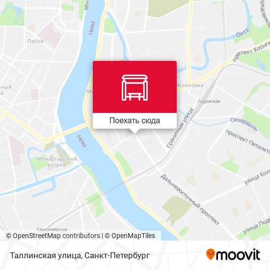 Карта Таллинская улица