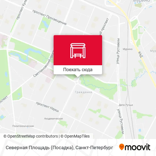 Карта Северная Площадь (Посадка)