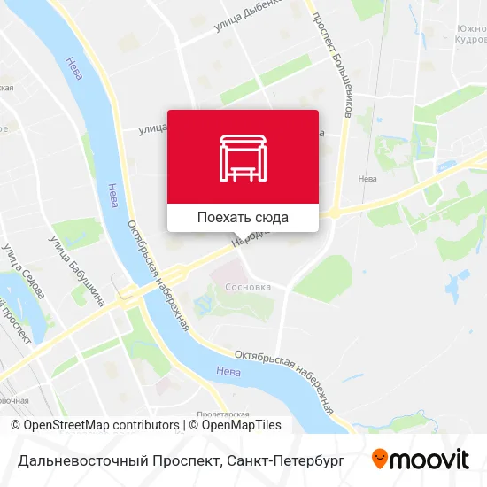 Карта Дальневосточный Проспект