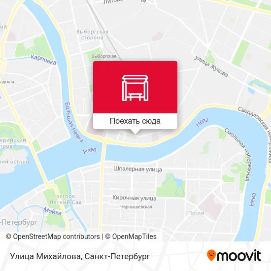 Карта Улица Михайлова