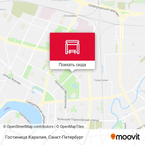 Карта Гостиница Карелия