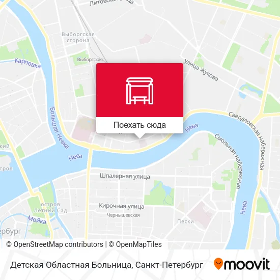 Карта Детская Областная Больница