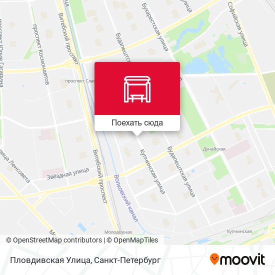 Карта Пловдивская Улица