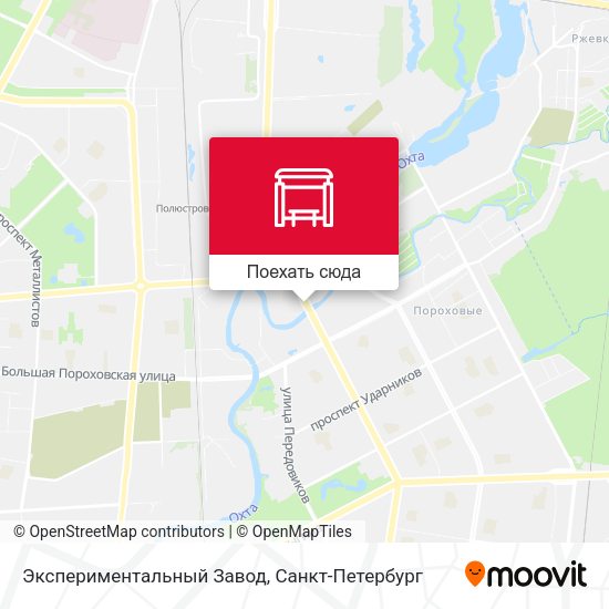 Карта Экспериментальный Завод