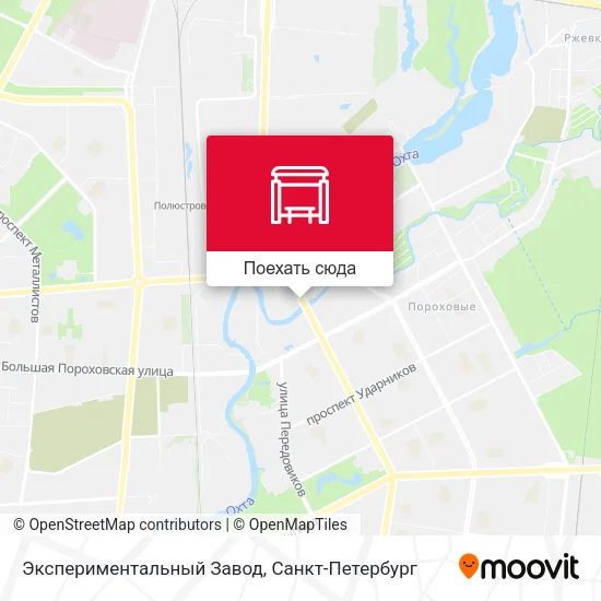 Карта Экспериментальный Завод