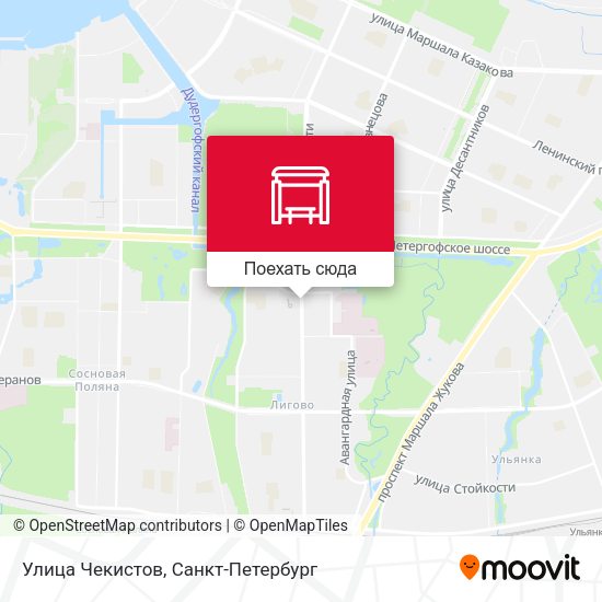 Карта Улица Чекистов