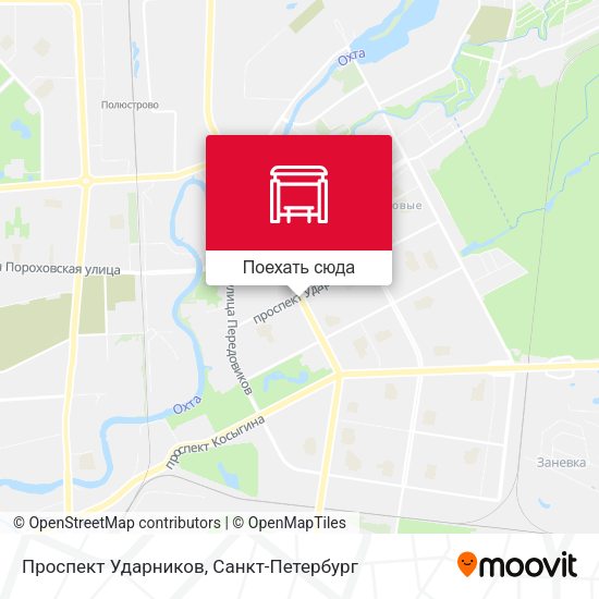 Карта Проспект Ударников