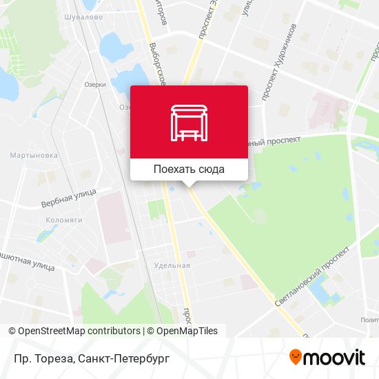 Карта Пр. Тореза