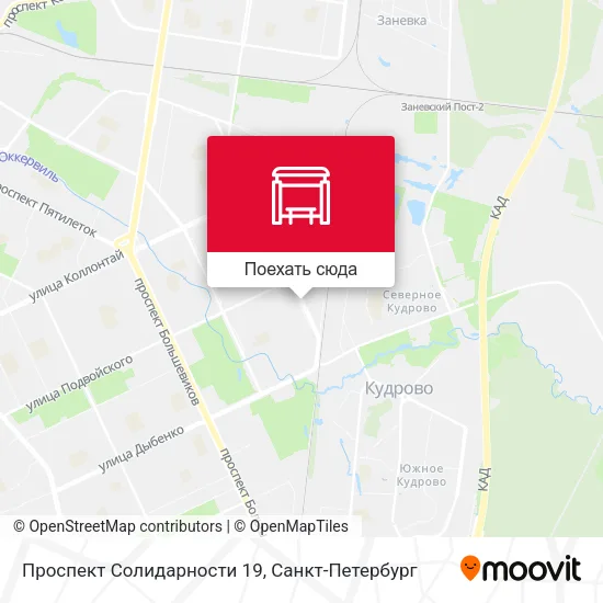 Карта Проспект Солидарности 19