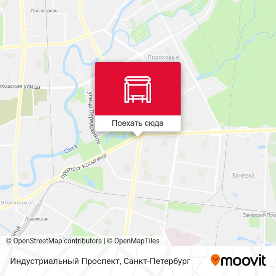 Карта Индустриальный Проспект
