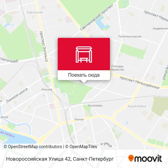 Карта Новороссийская Улица 42