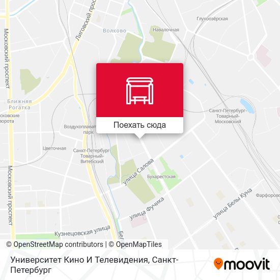 Карта Университет Кино И Телевидения