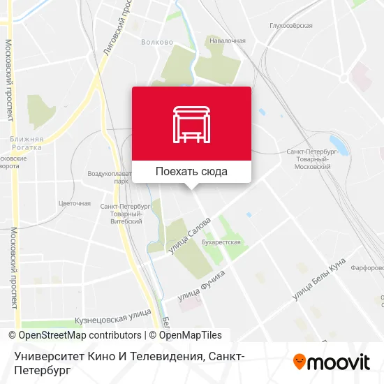 Карта Университет Кино И Телевидения