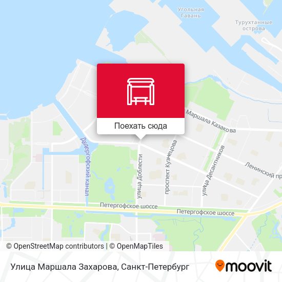 Карта Улица Маршала Захарова
