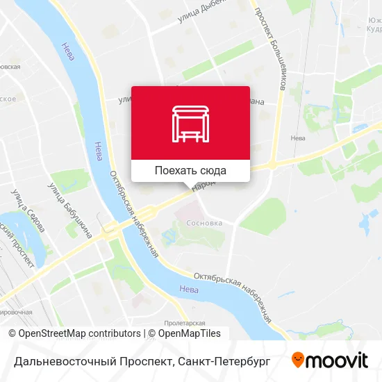 Карта Дальневосточный Проспект