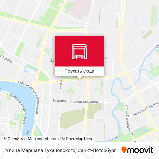 Карта Улица Маршала Тухачевского