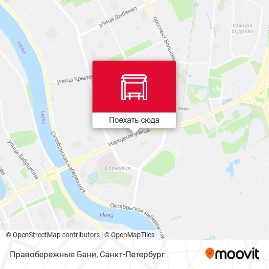 Карта Правобережные Бани