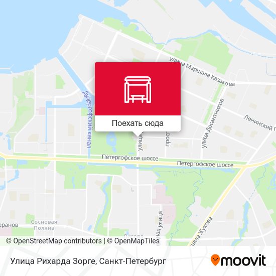 Карта Улица Рихарда Зорге