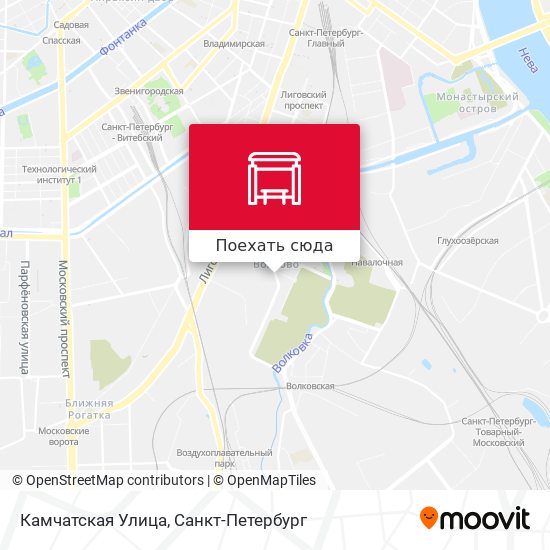 Карта Камчатская Улица