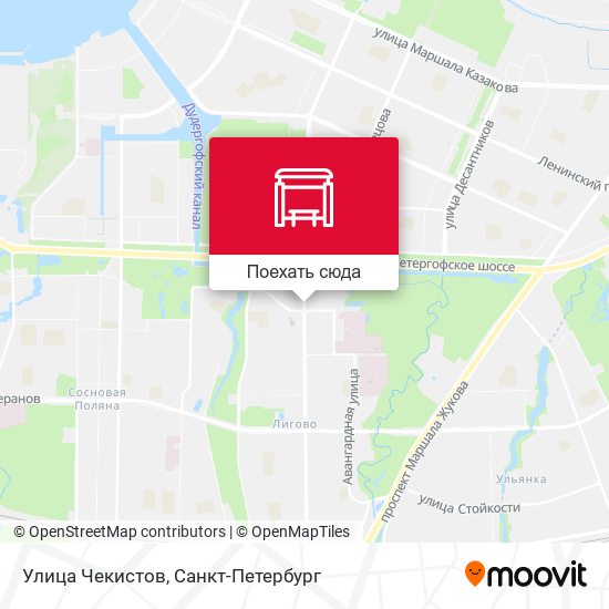 Карта Улица Чекистов
