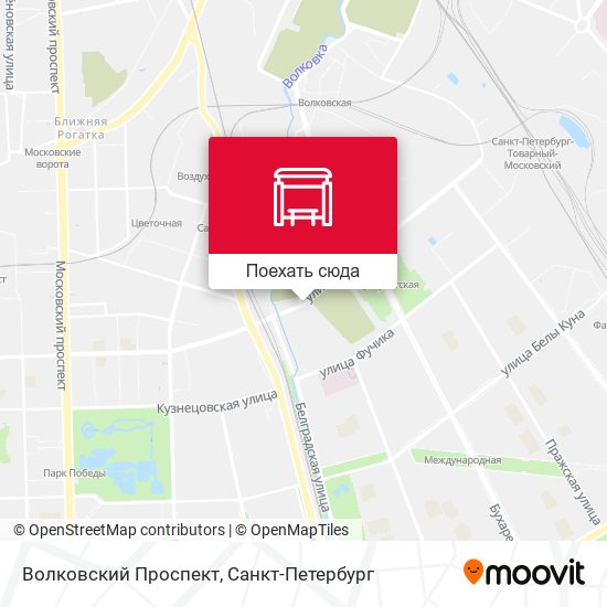 Карта Волковский Проспект