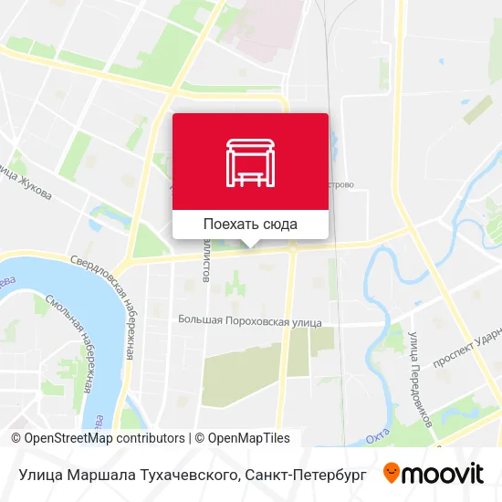 Карта Улица Маршала Тухачевского