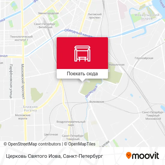 Карта Церковь Святого Иова
