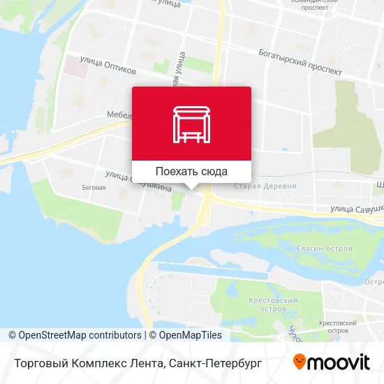 Карта Торговый Комплекс Лента
