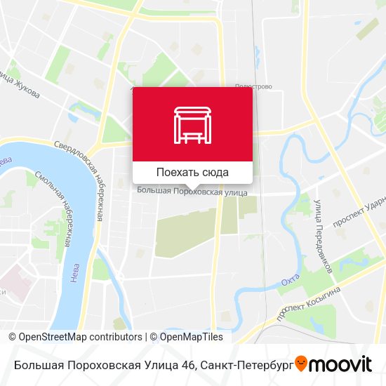 Карта Большая Пороховская Улица 46
