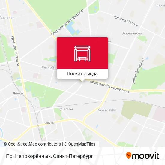 Карта Пр. Непокорённых