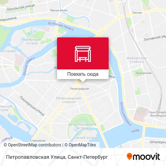 Карта Петропавловская Улица