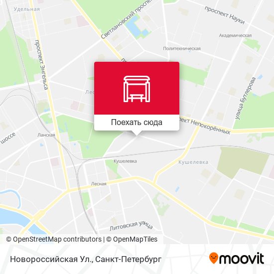 Карта Новороссийская Ул.