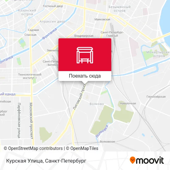 Карта Курская Улица