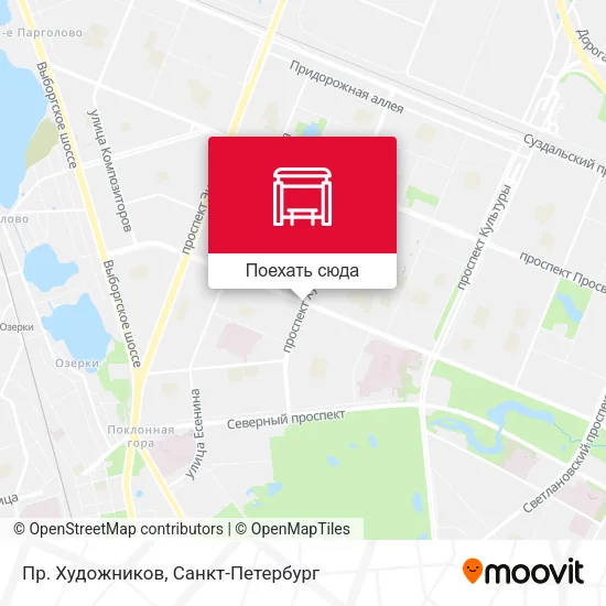 Карта Пр. Художников